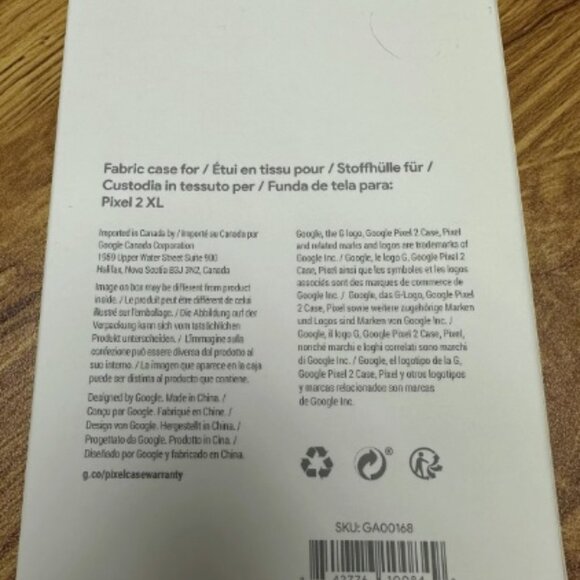 Google Fabric Case for Google Pixel 2 - Gray (GA00168) - Picture 3 of 4